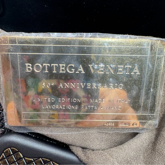 BOTTEGA VENETA Limited Edition 50th Anniversary Metallic Lizard Envelope Bag - Picture 14 of 16